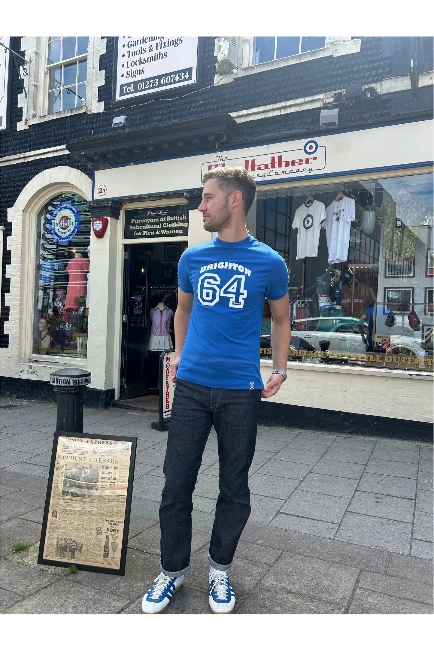 Brighton 64 Savoy Blue - T-Shirt