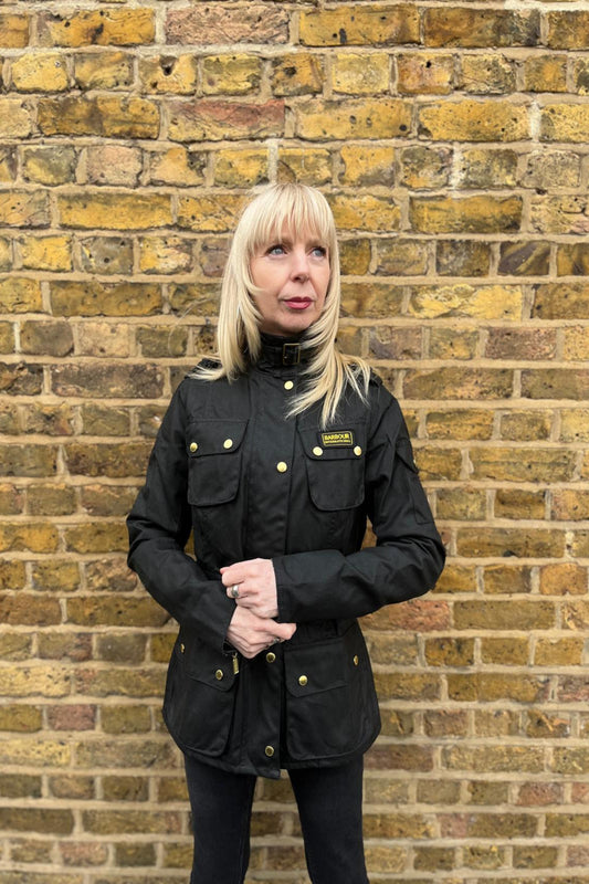 Ladies' International Waxed Black - Jacket