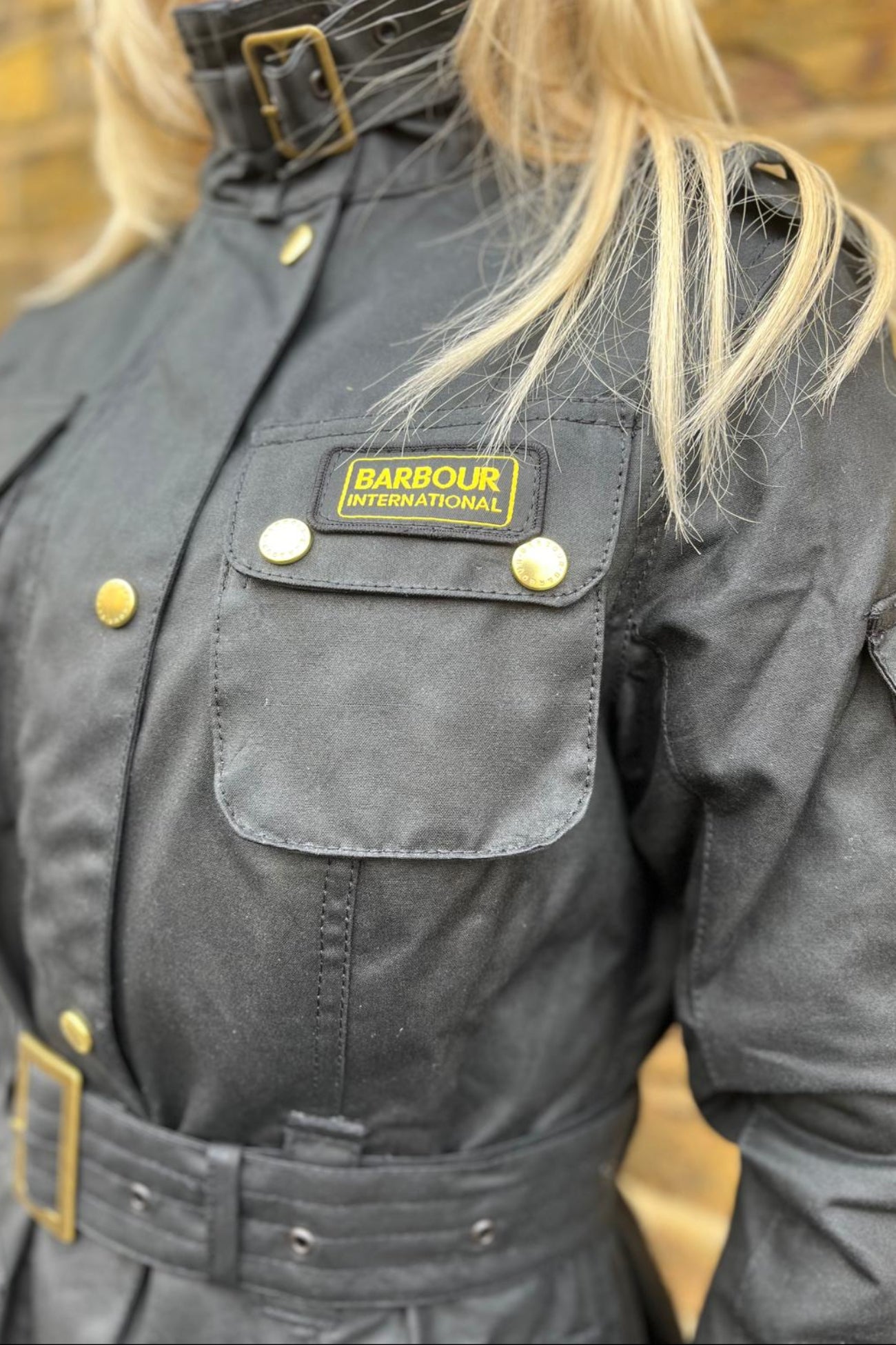 Ladies' International Waxed Black - Jacket