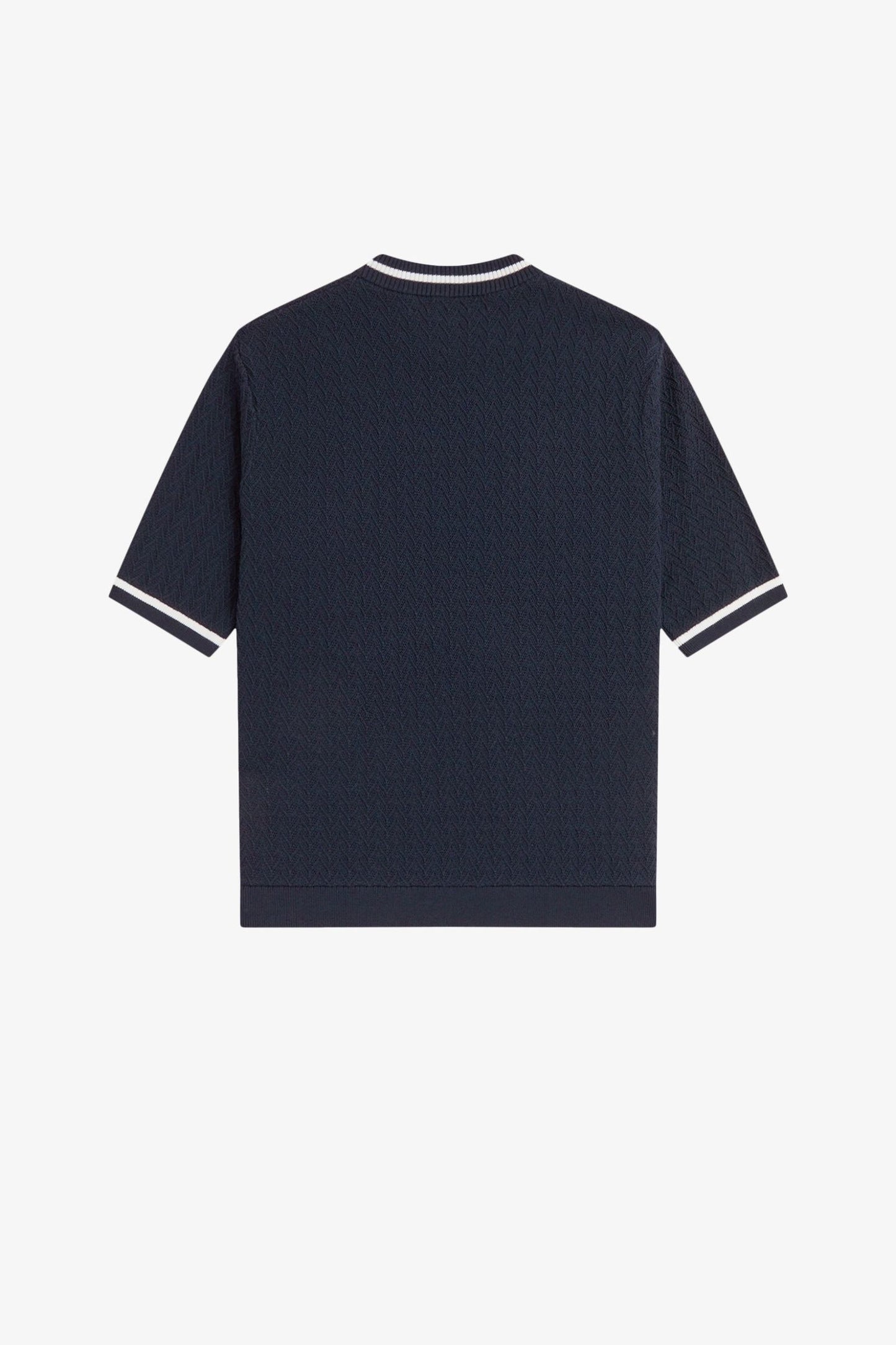 K2131 Textured Knitted Navy - Top