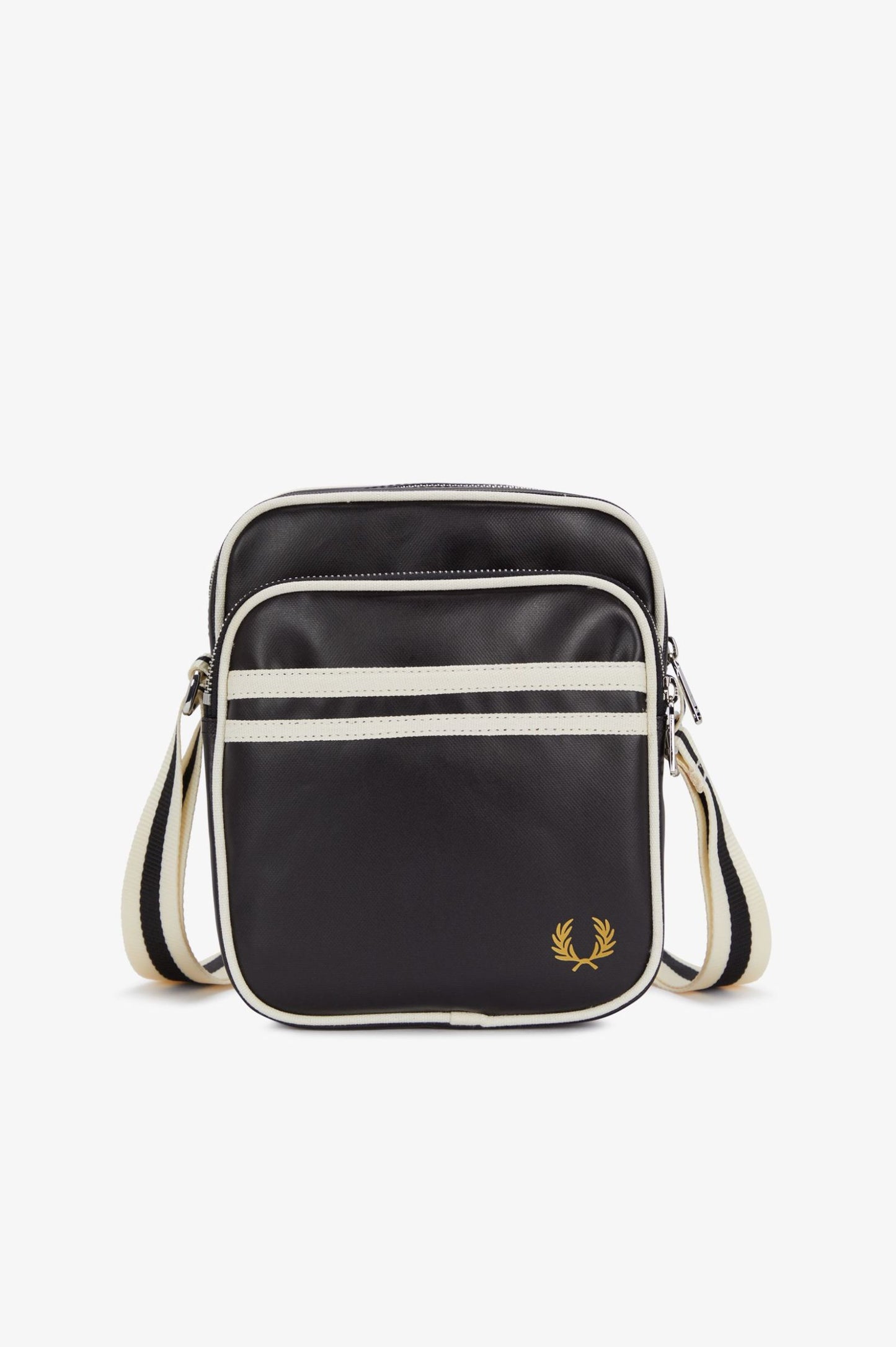 L8258 Side Bag Black / Ecru