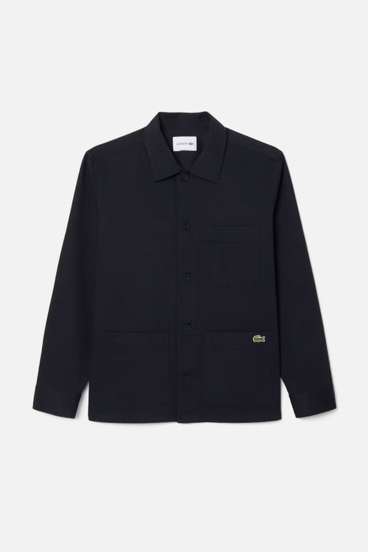 Cotton Overshirt Navy Blue - Jacket