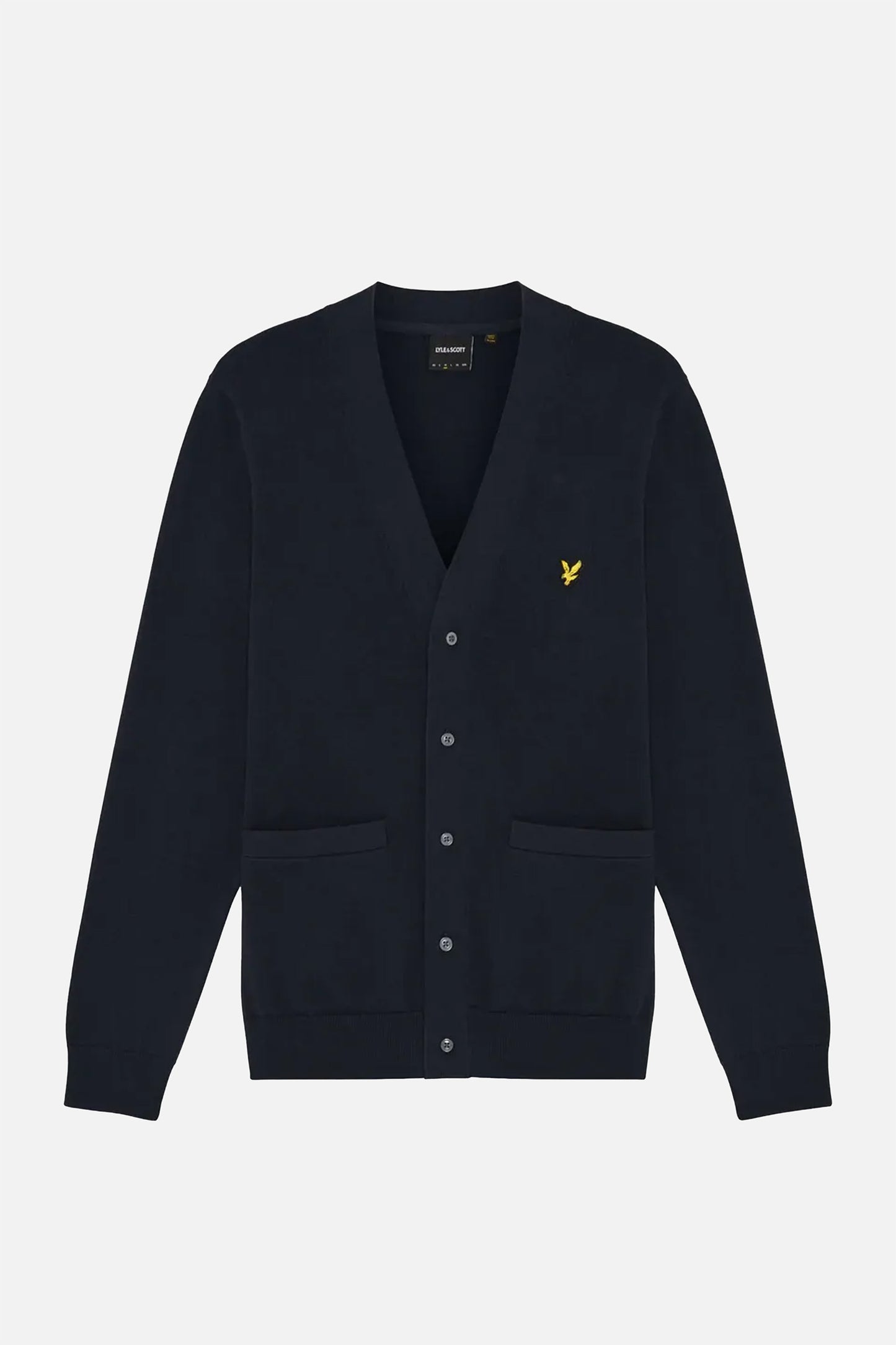Cotton V-Neck Dark Navy - Cardigan