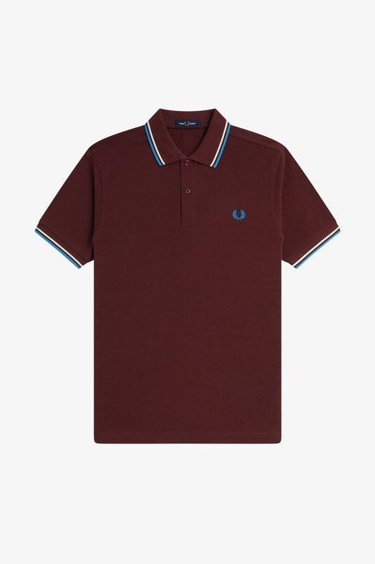M3600 Oxblood / Ecru / Tennis Blue - Polo