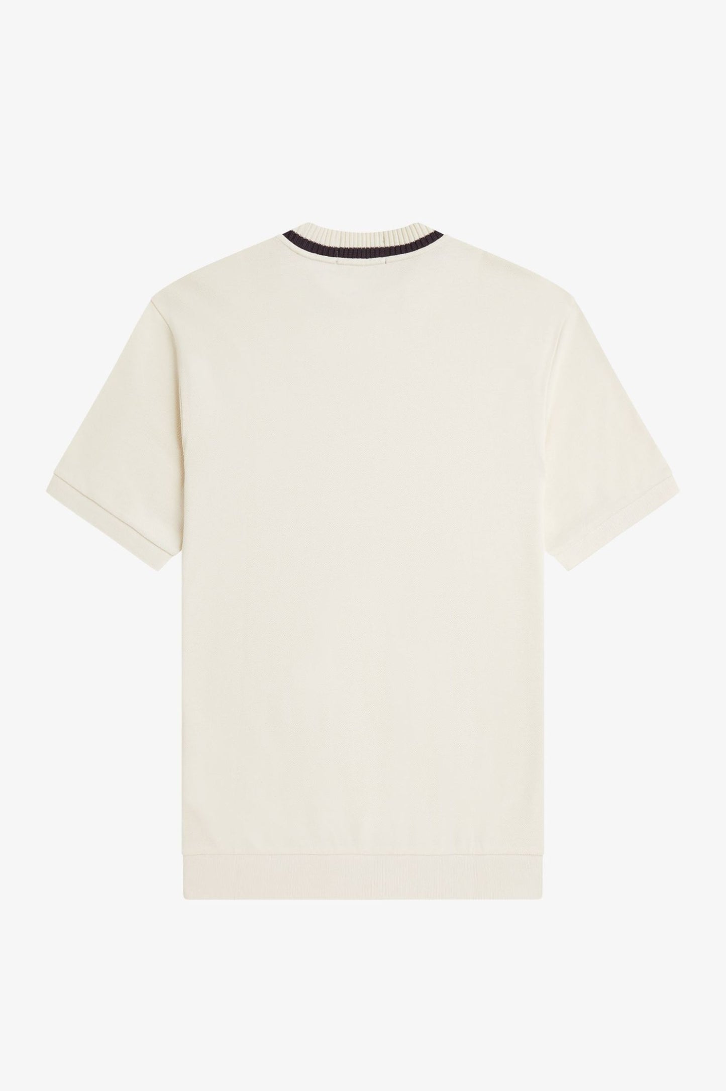 M7 170 Light Ecru / Black Crew Neck Piqué - T-Shirt