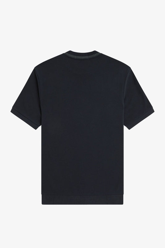 M7 248 Midnight Navy Crew Neck Piqué - T-Shirt