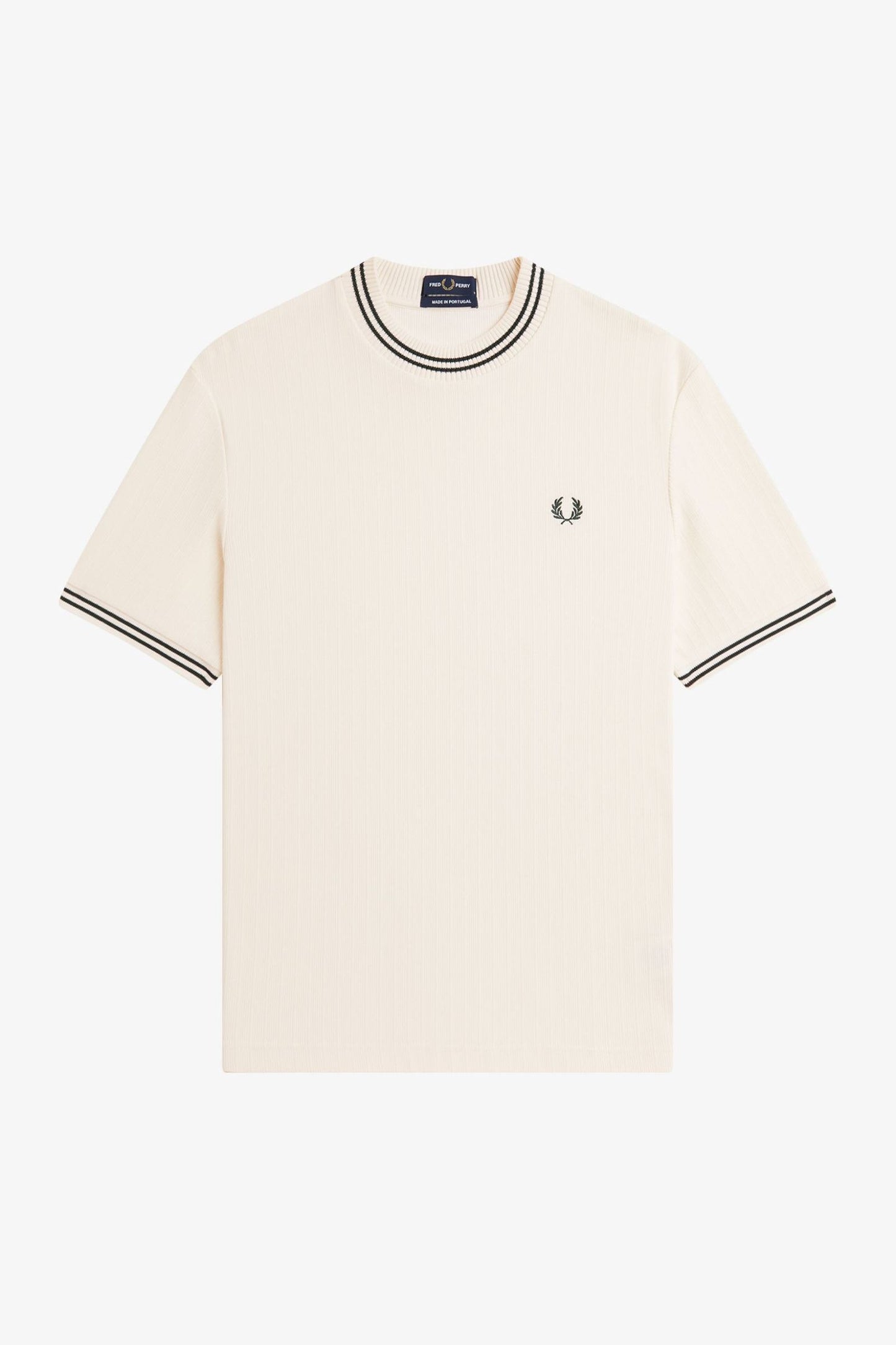 M8679 Ribbed Jersey Ecru - T-shirt