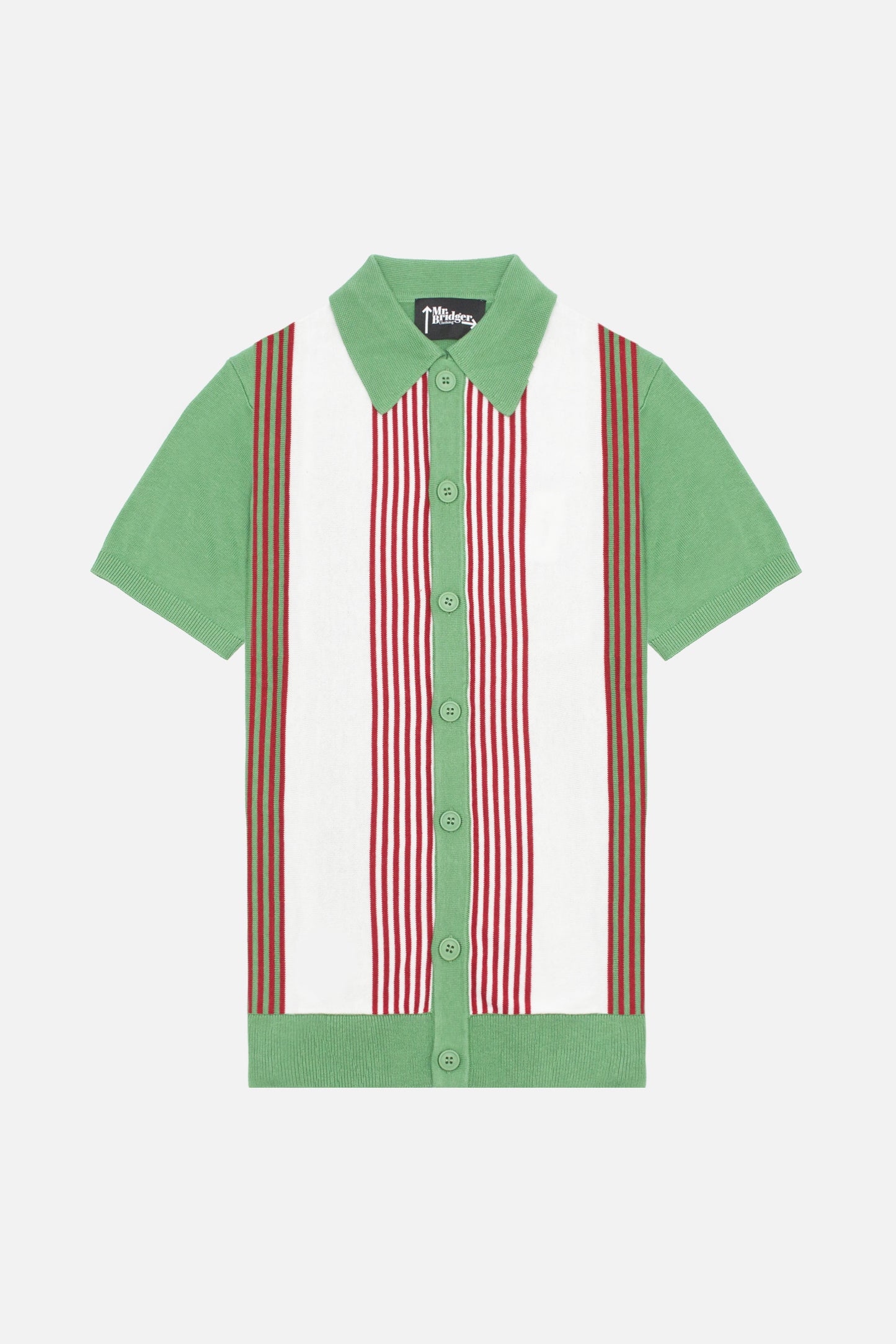 Paulie Stripe Verde - Knit