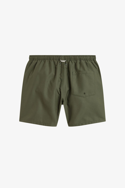 S2303 Laurel Wreath Green - Swim Shorts