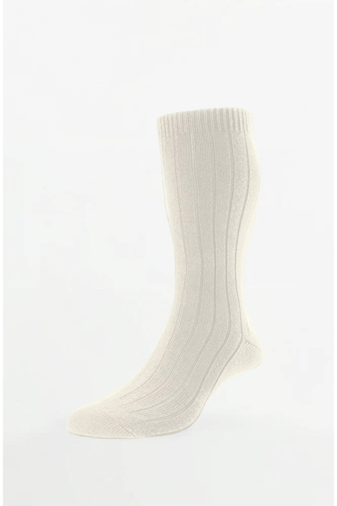 Seaford Organic Cotton Cream - Socks
