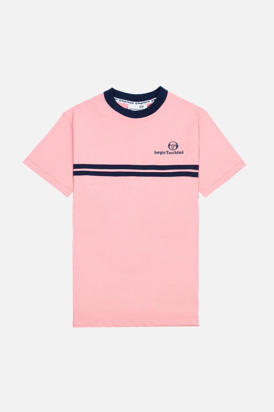 New Supermac Quartz Pink /Maritime Blue - T-Shirt