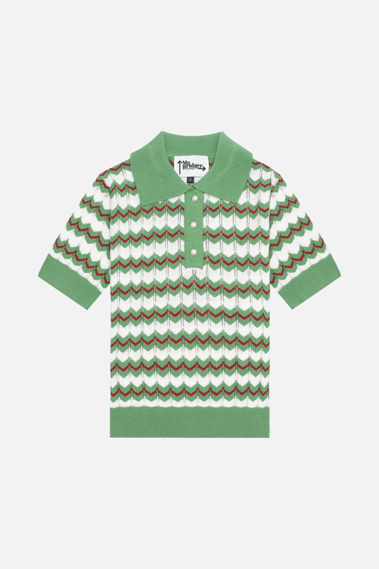 Supreme Fine Gauge Verde - Polo Knit