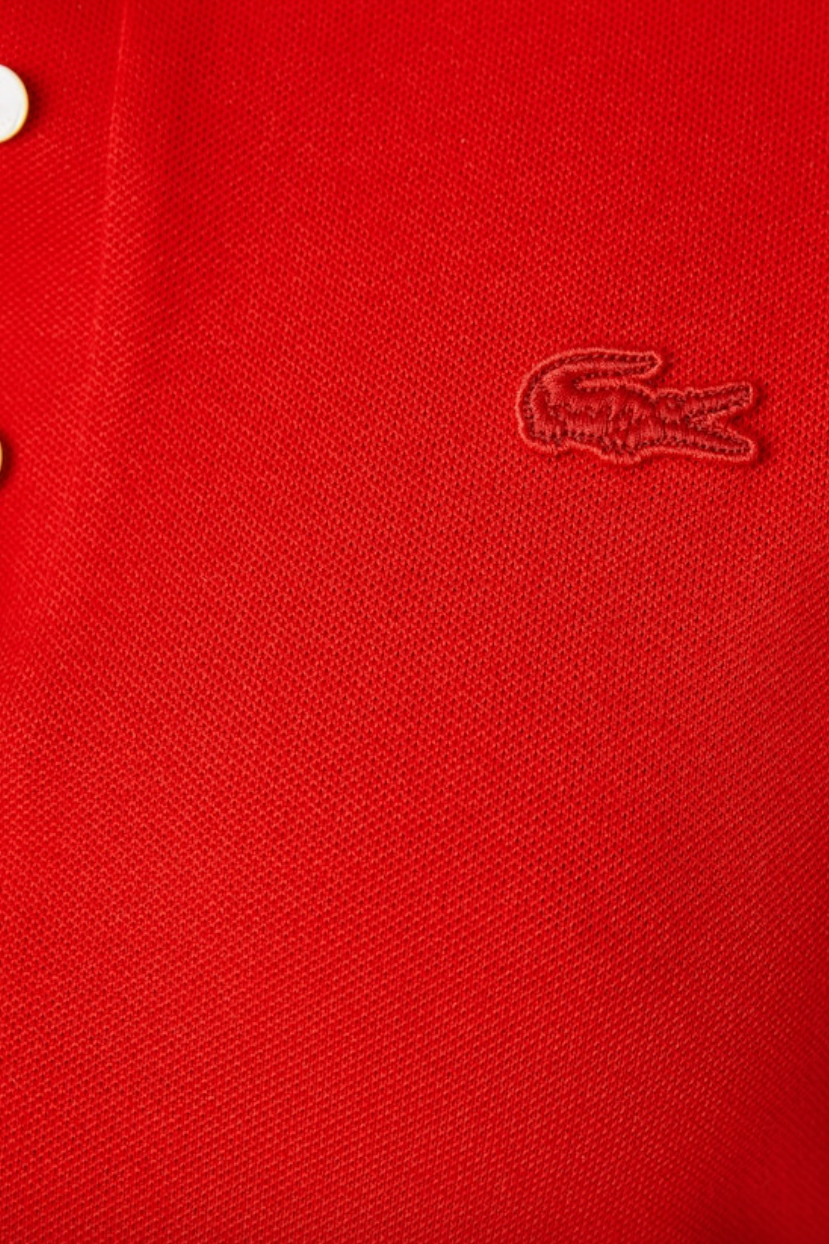 Women's Slim Fit Stretch Mini Piqué Red 240 - Polo Shirt