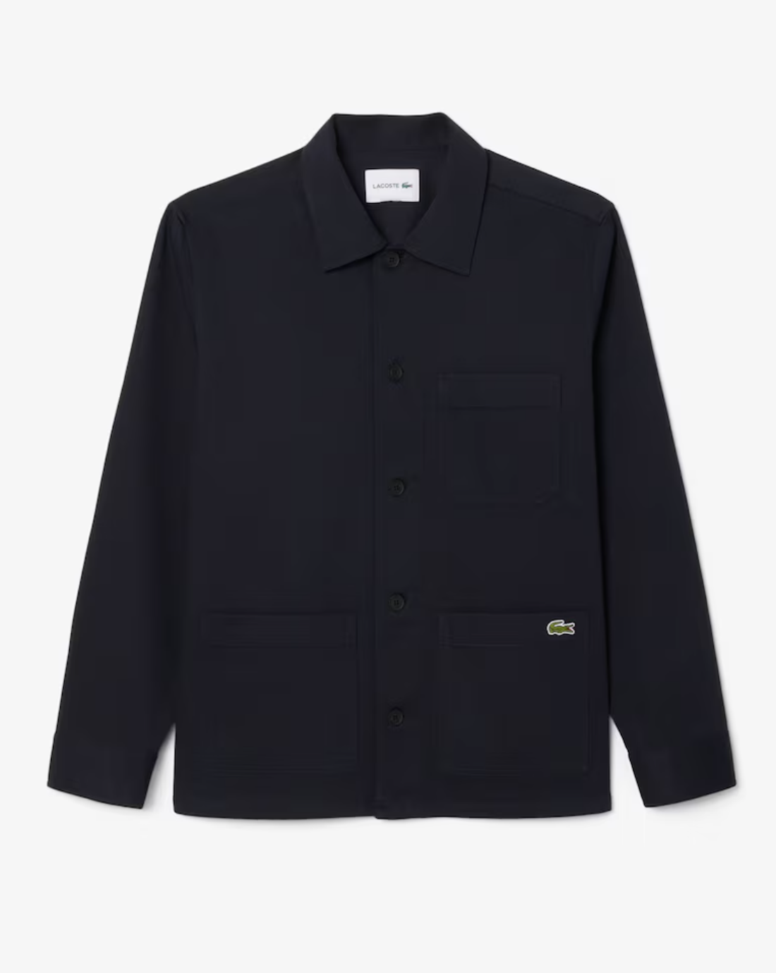 Cotton Overshirt Navy Blue - Jacket
