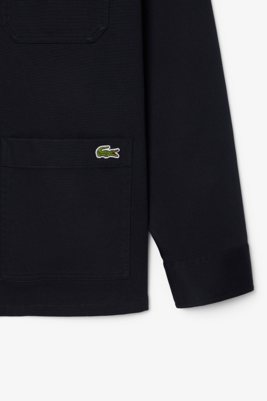 Cotton Overshirt Navy Blue - Jacket