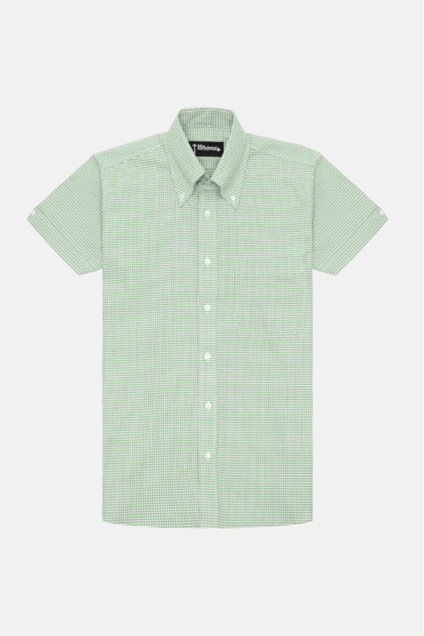 Gingham 'Rice' Green - Shirt