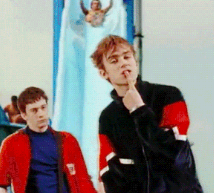 Archive Inspired Albarn Navy / Red / Gardenia - Track Top