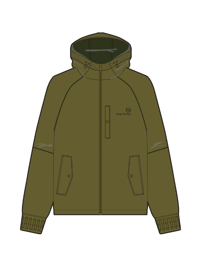 Maldini Hooded 170 Avocado - Jacket