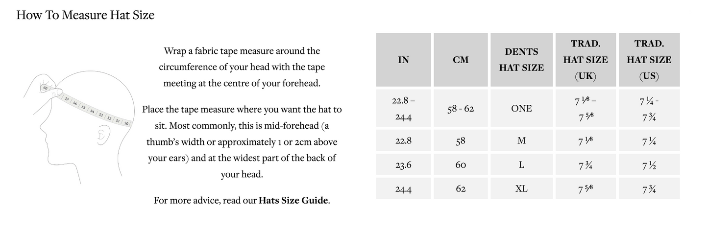 Dents -Abraham Moon Tweed - Charcoal - Cap