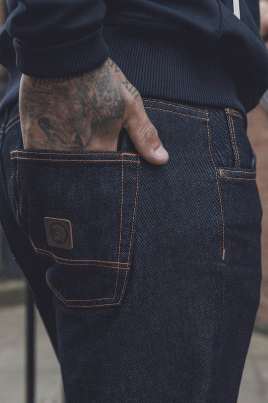 Signature Orange Stitch Zip Fly - Jeans