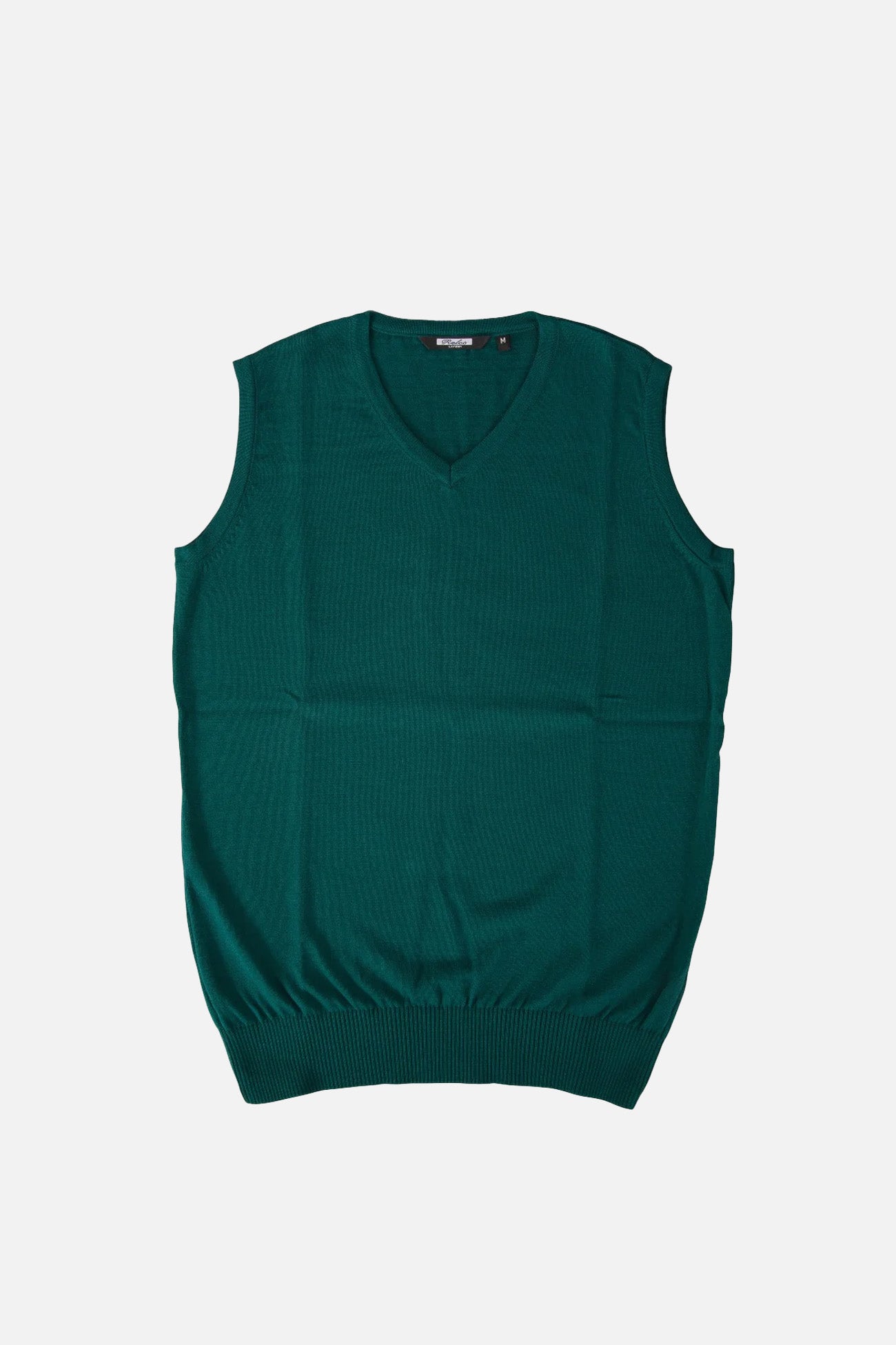 Knitted Bottle-Green - Tank Top