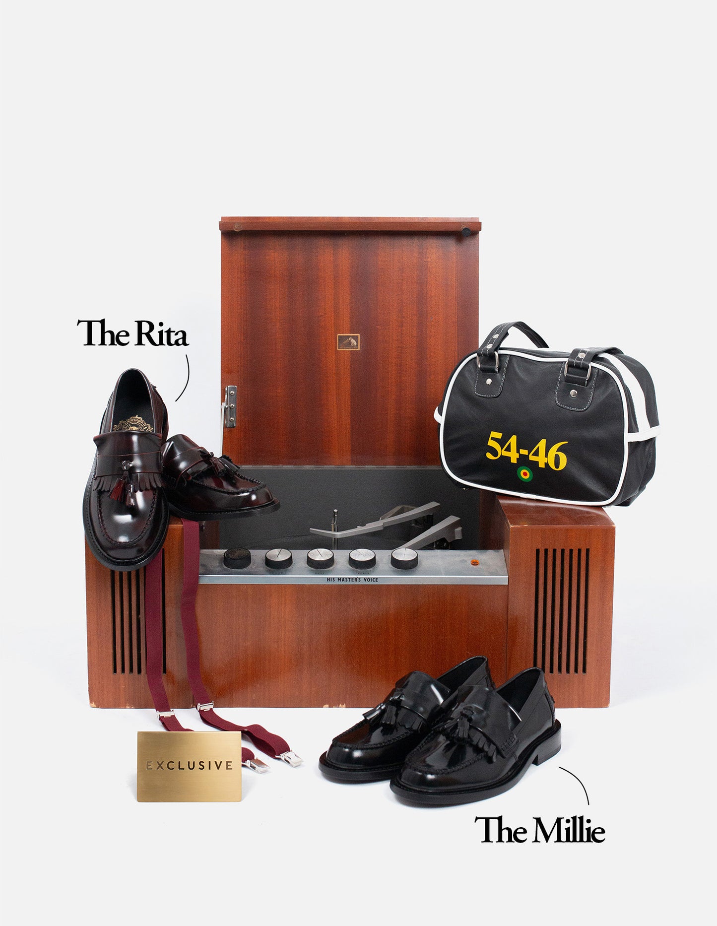 'The Rita' Hi-Shine Oxblood - Tassel Loafer