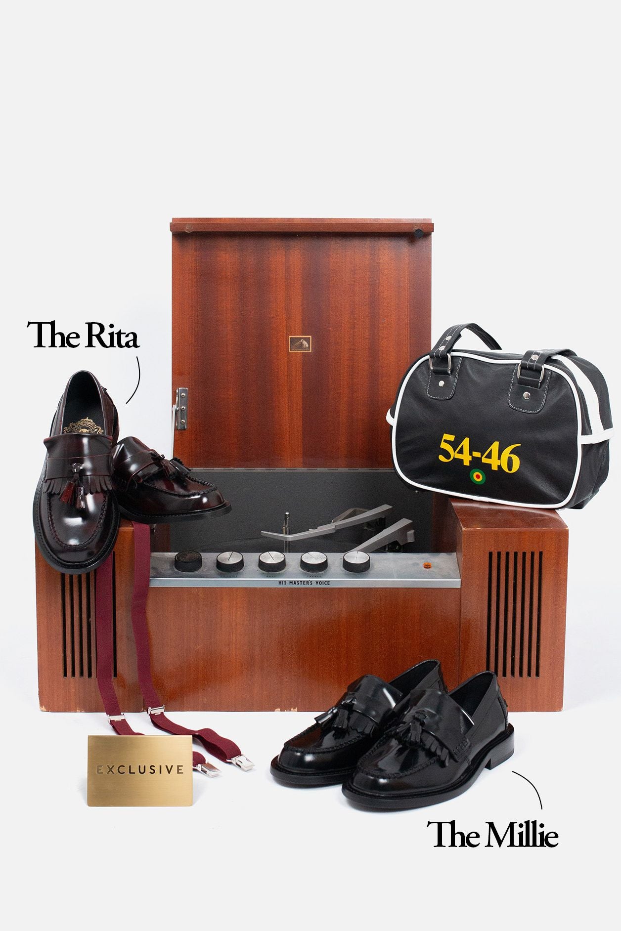 'The Rita' Hi-Shine Oxblood - Tassel Loafer