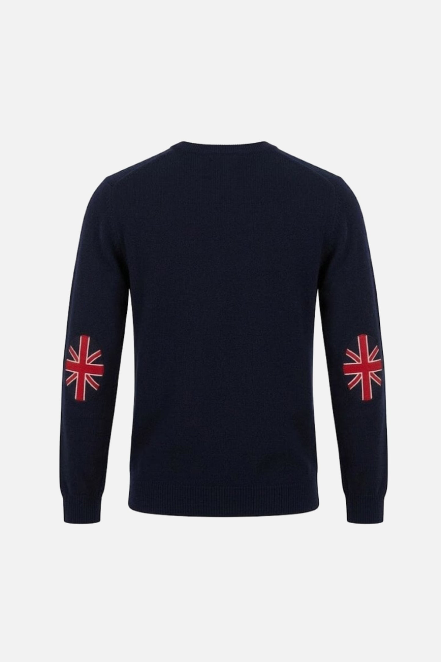 Union Flag Elbow Patch Navy - Knit