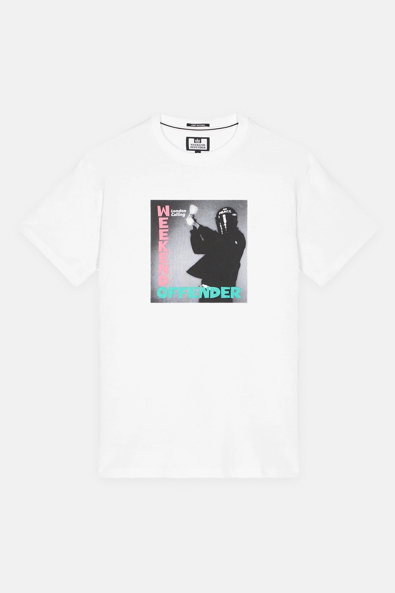London Calling White Graphic - T-Shirt