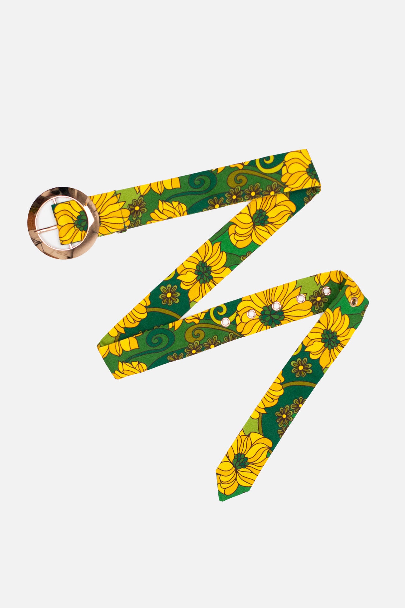 Exclusive 'Lulu' Ivy Green Sunflower - Dress