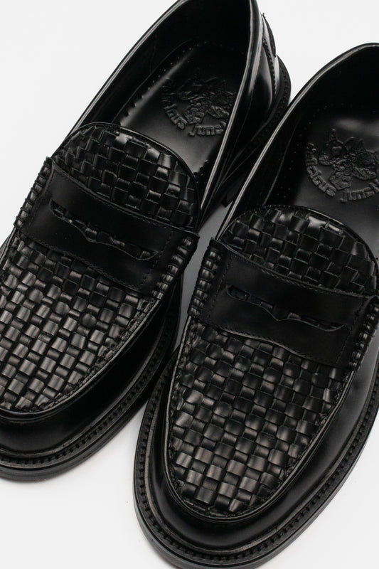 Brummel Basket Weave Black - Loafer