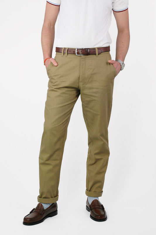 Norwood Regular Fit Cotton Hopsack Beige - Trousers