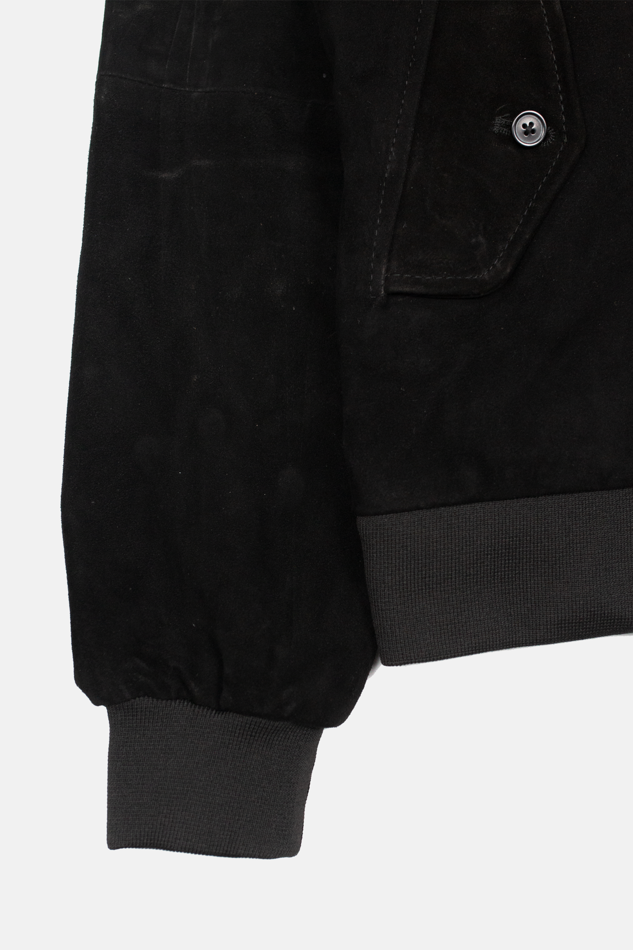 Men’s Premium Suede Black - Harrington Jacket