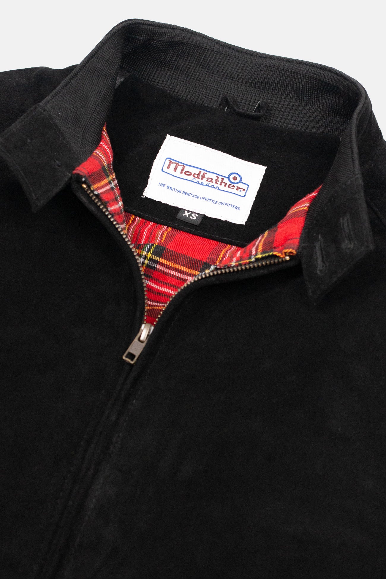 Men’s Premium Suede Black - Harrington Jacket