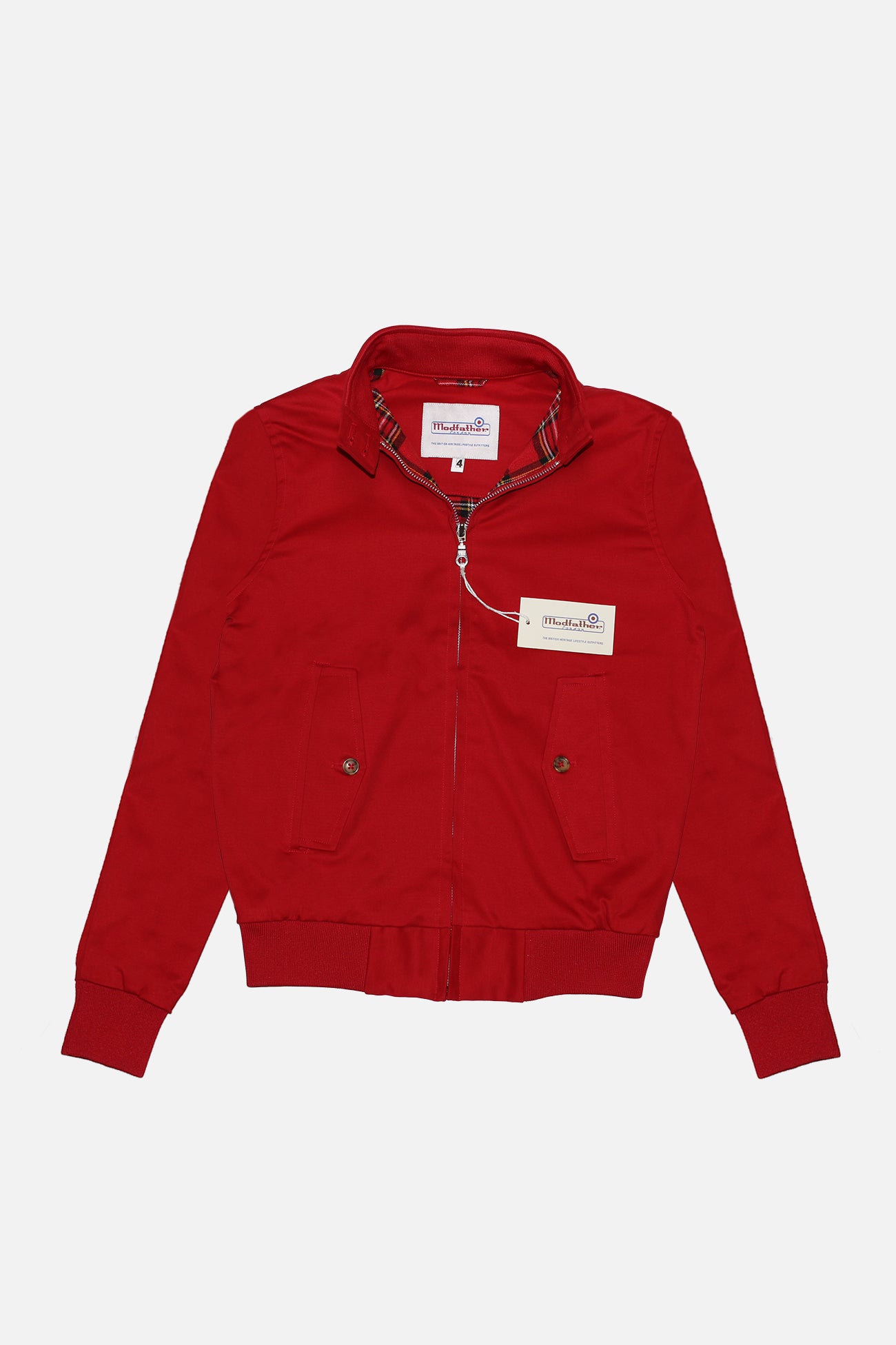 Women's Cherry Red - Harrington Jacket