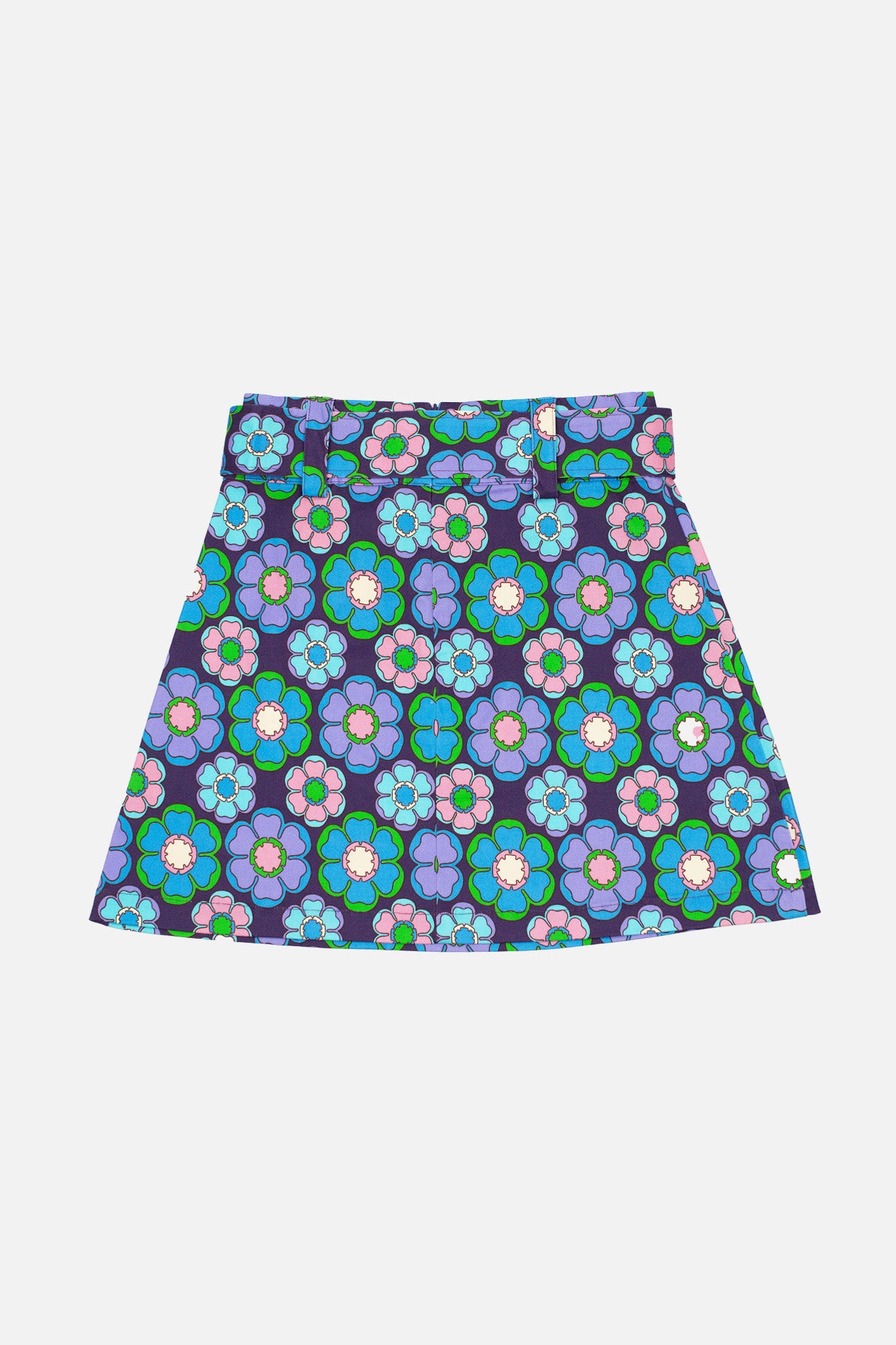 Exclusive 'Cher' Mod Blossom Blue - Skirt