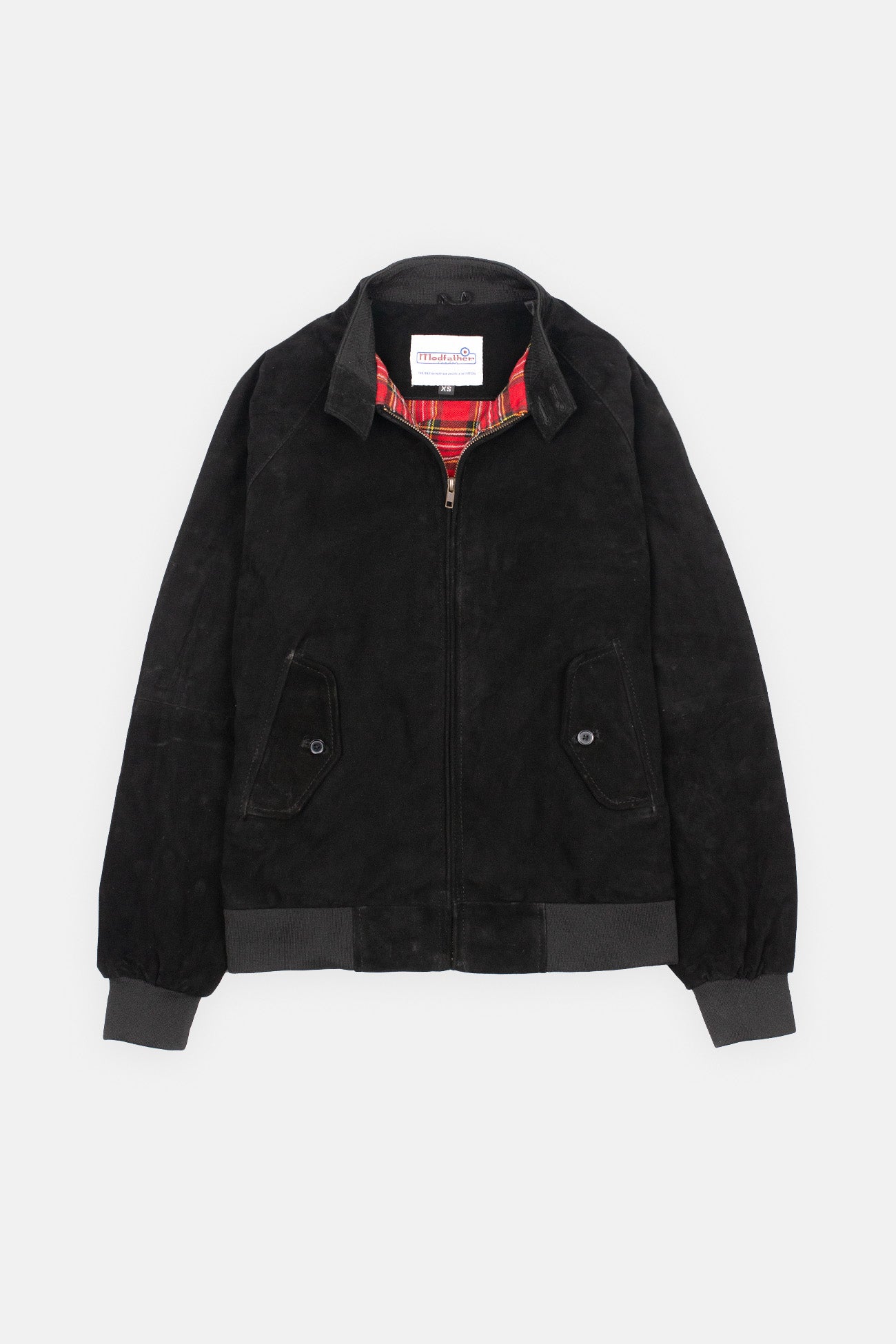 Men’s Premium Suede Black - Harrington Jacket