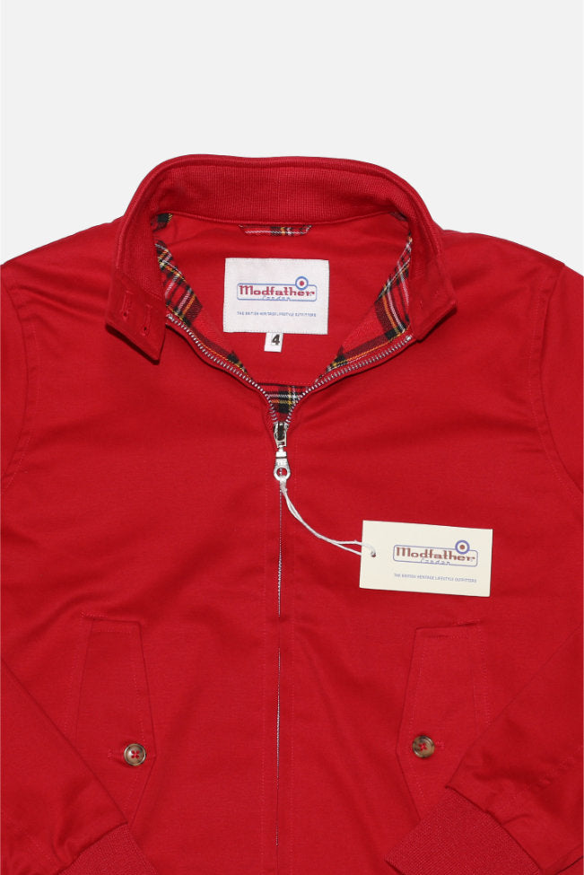 Women's Cherry Red - Harrington Jacket