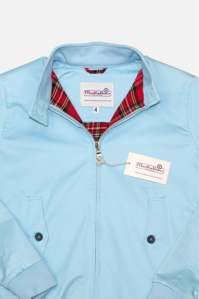 Women's Sky Blue - Harrington Jacket