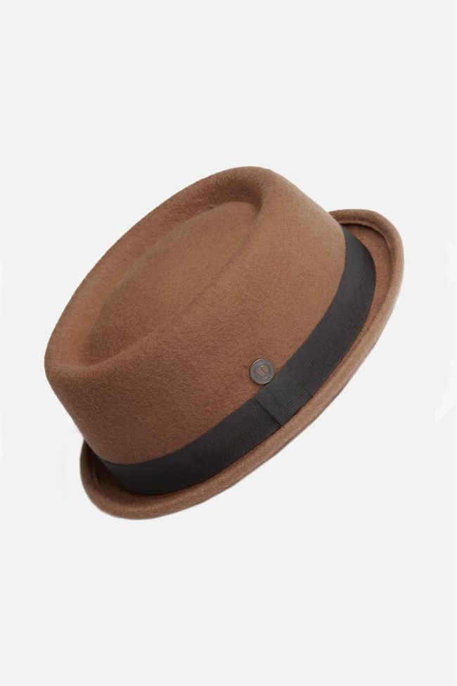 Jack Wool Pork Pie Camel Hat - Main Image