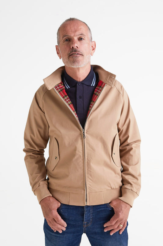 Men's Beige - Harrington Jacket