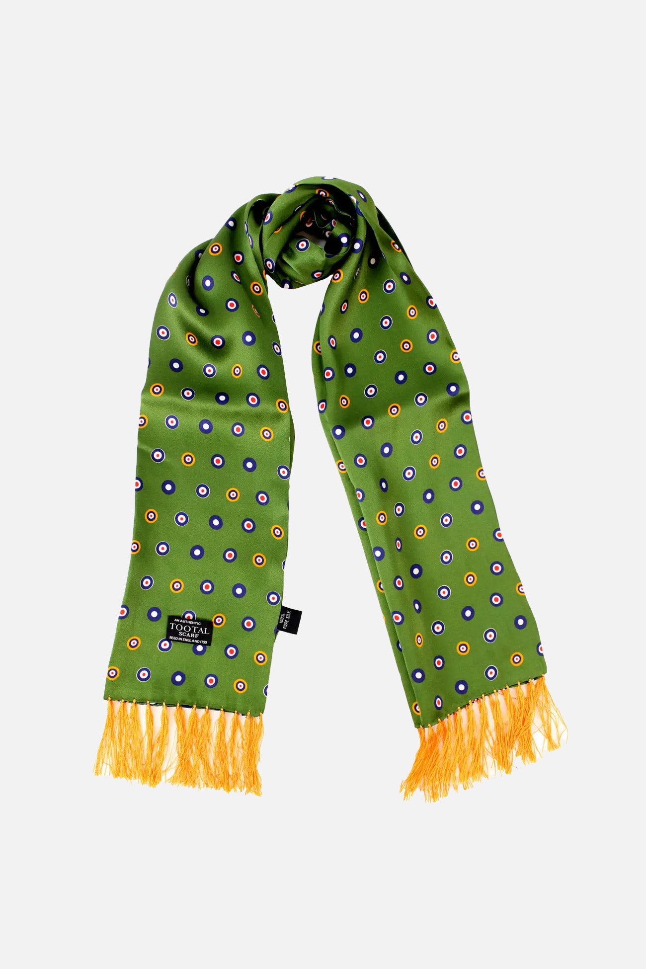 Target Print Parka Green - Silk Scarf