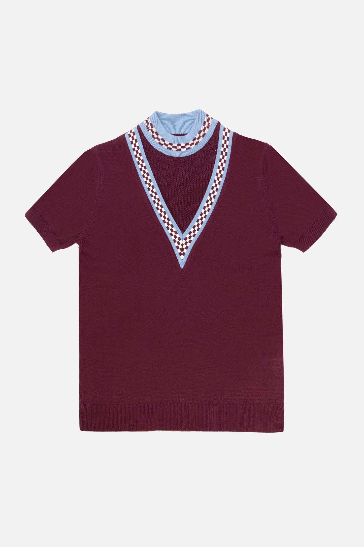 V-Insert Player Port Chequerboard - Knit