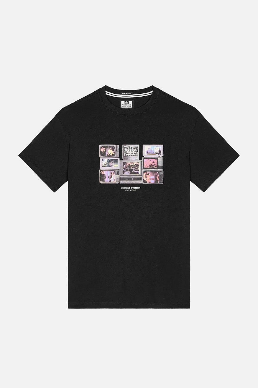 90's Vision Graphic Black - T-Shirt