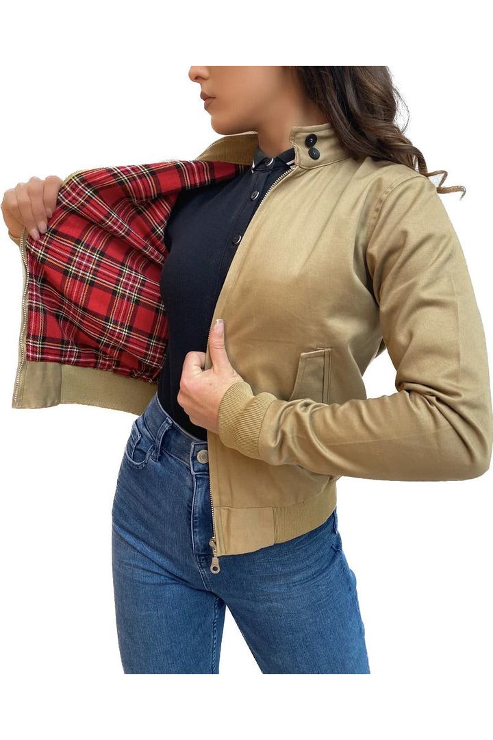 Women's Stone - Harrington jacket