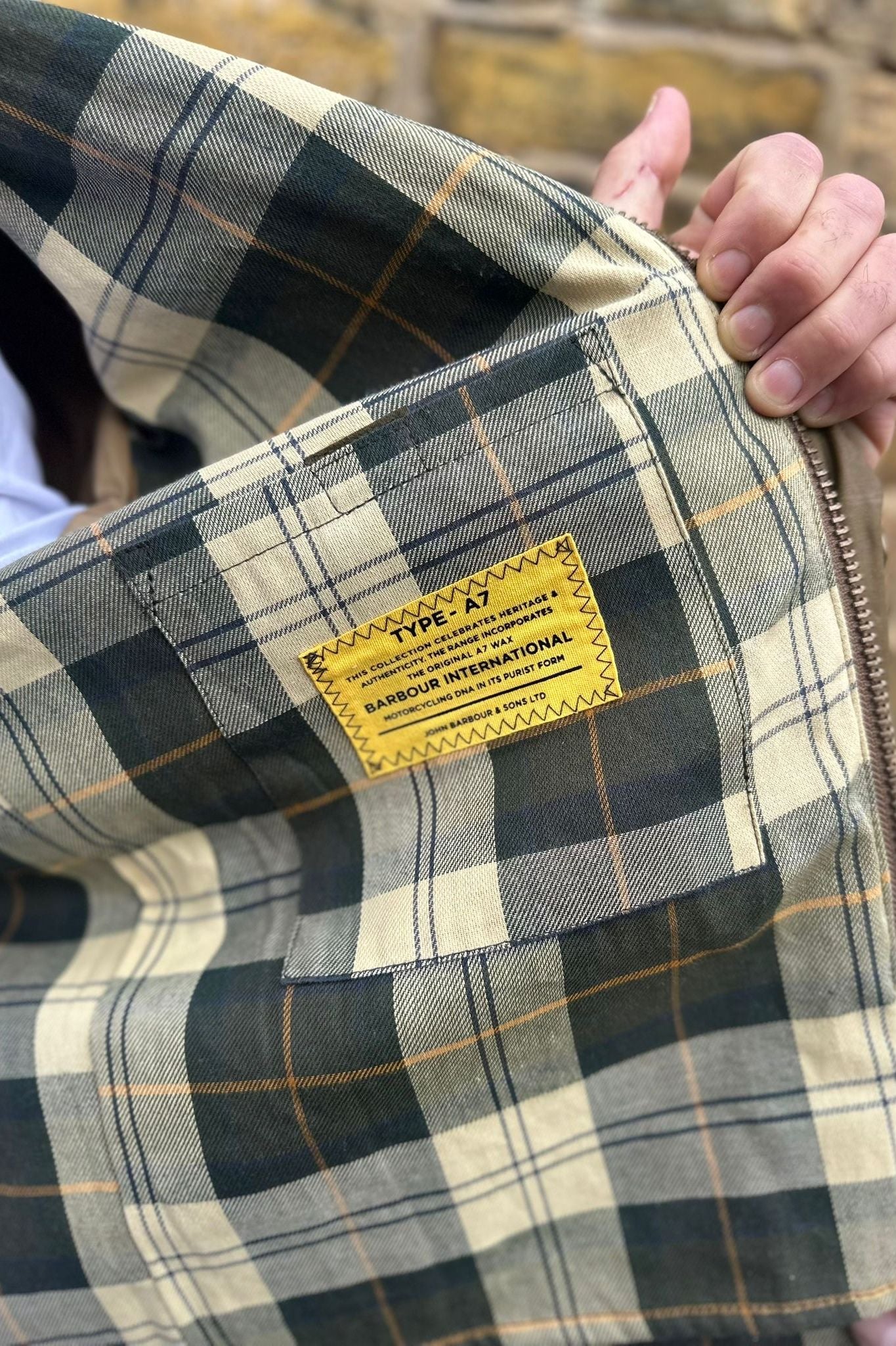 Merton Waxed Sand - Jacket