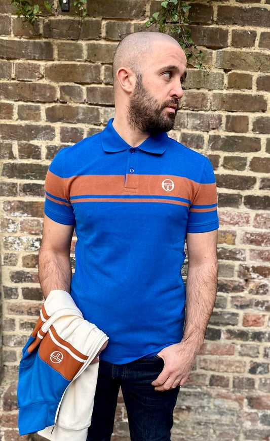 New Young Line Nautical Blue / Mocha - Polo