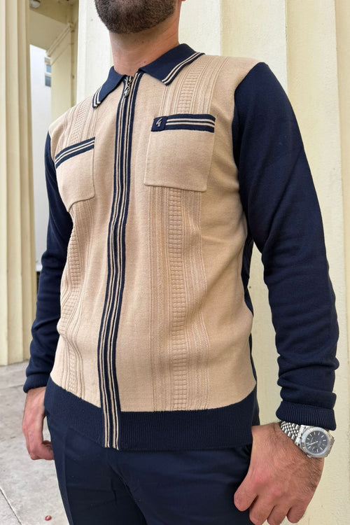Lucerne Navy - Knit