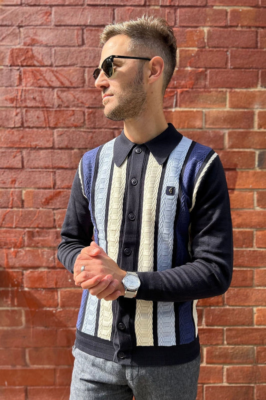 Pedro Navy - Polo Knit