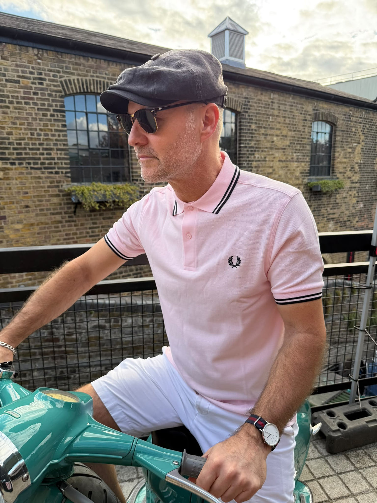 M3600 Ice Pink / Navy - Polo
